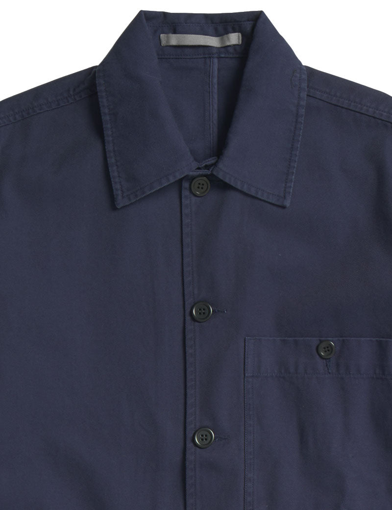 Norse Projects Standard Twill Overshirt Workwear Blue