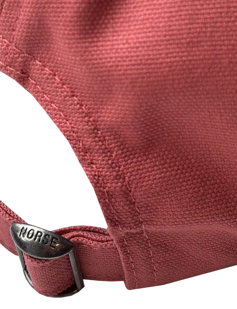 Norse Projects Light Canvas Felt N 8 Panel Cap Cowhide Metal Adjuster