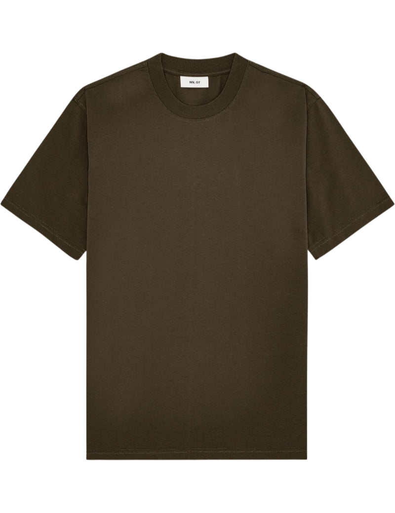NN07 Adam Pima T-Shirt Earthwood Main