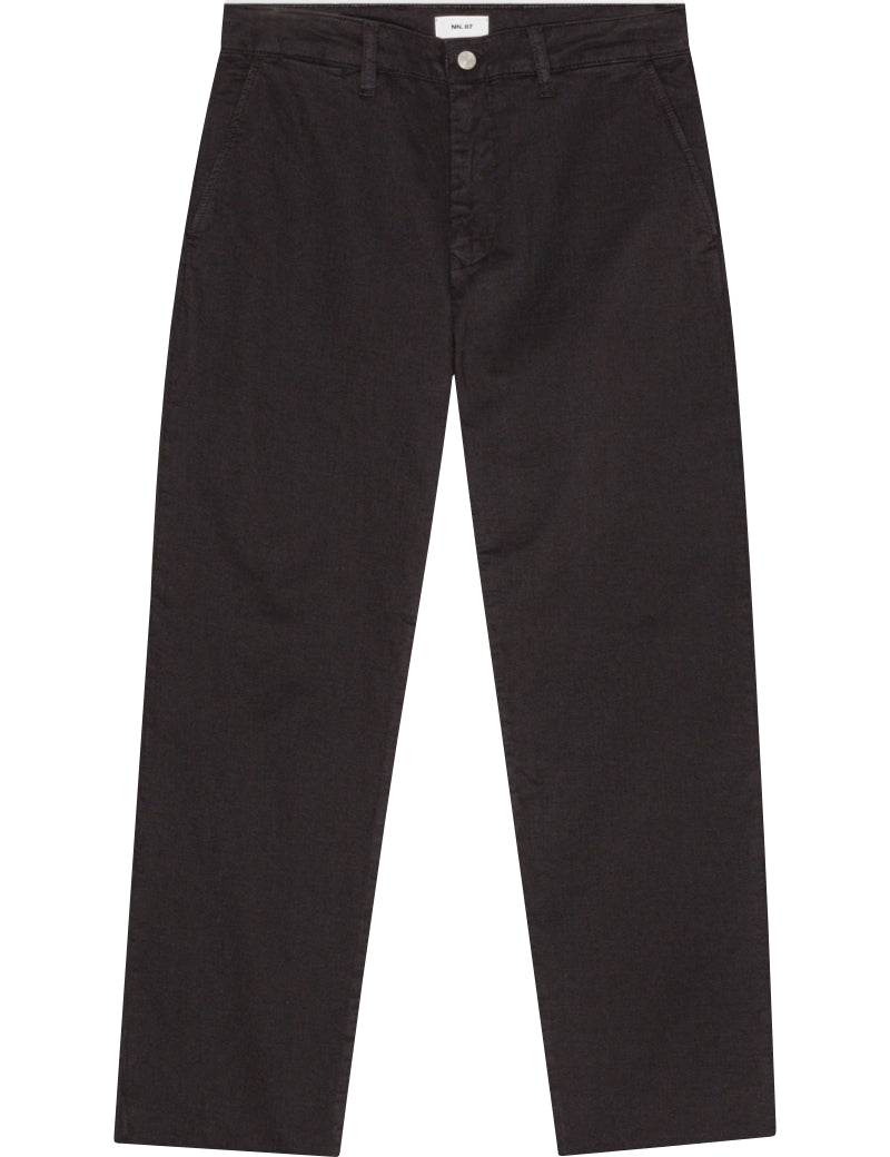 NN07 Aden Chino Black Front
