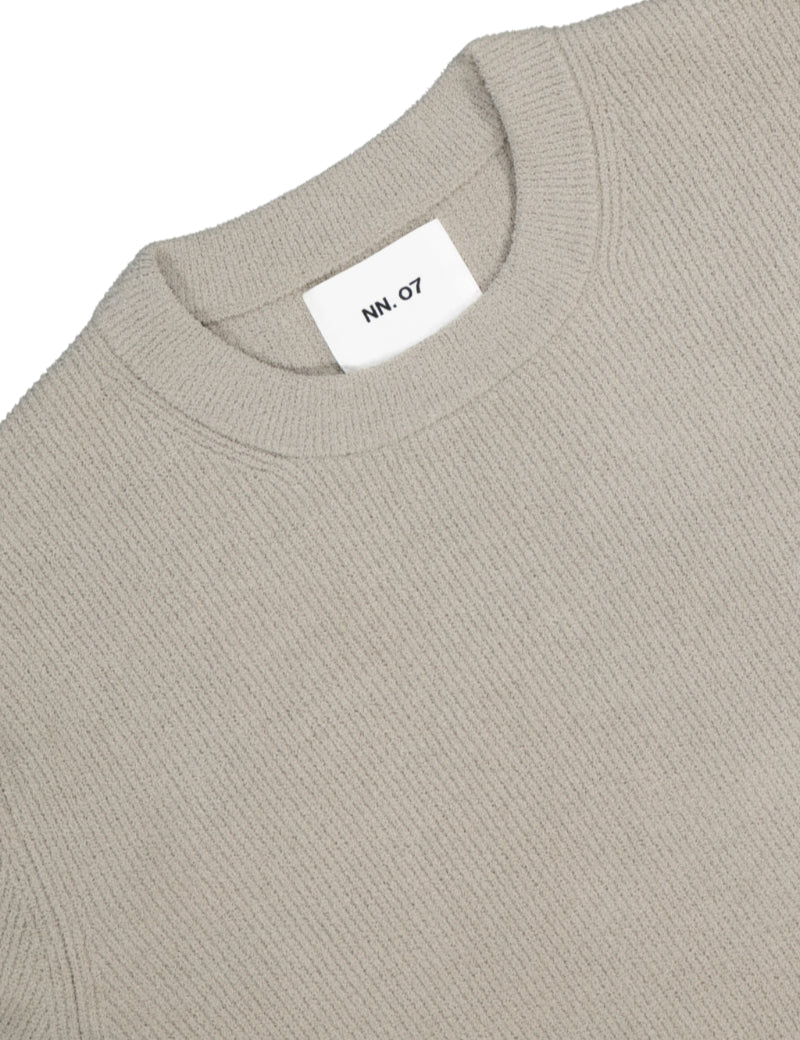 NN07 Danny Crew Neck Sweater Fog Collar