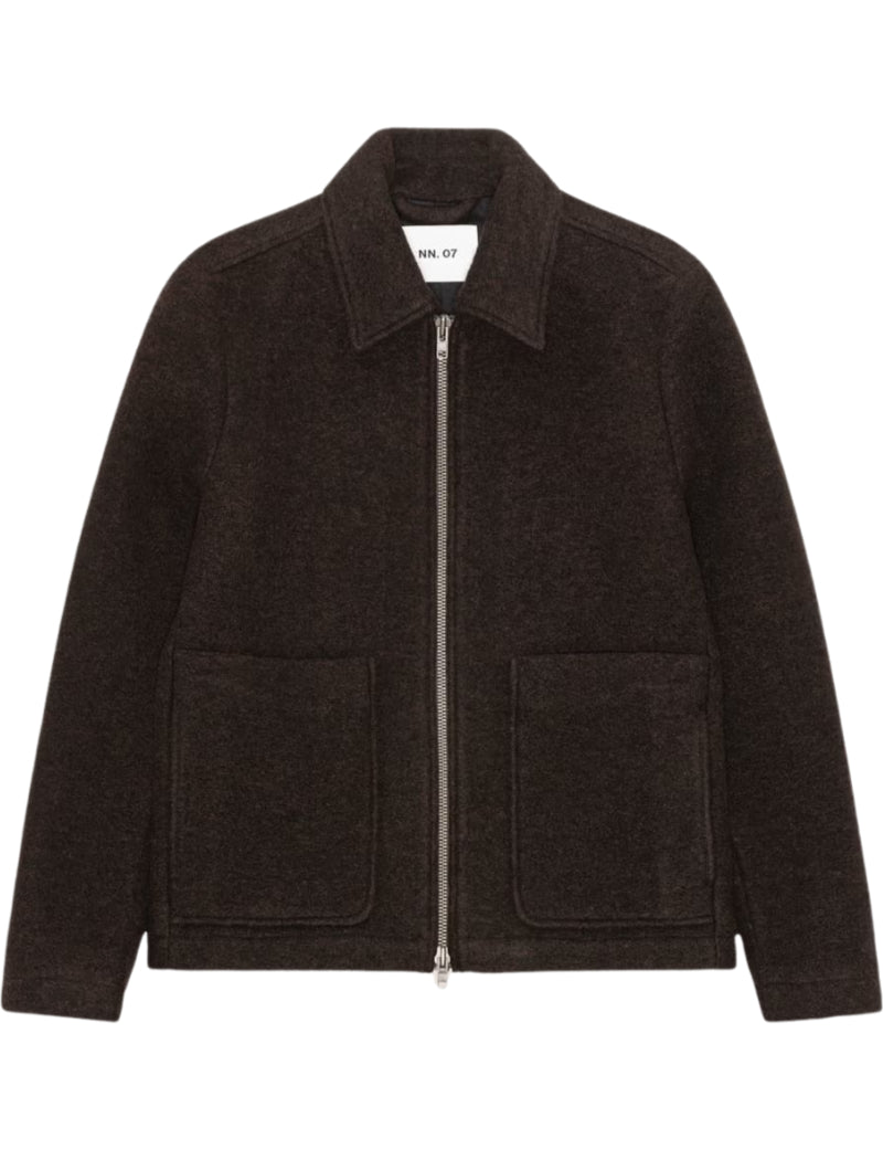 NN07 Gael 8267 Wool Jacket Dusky Port Main