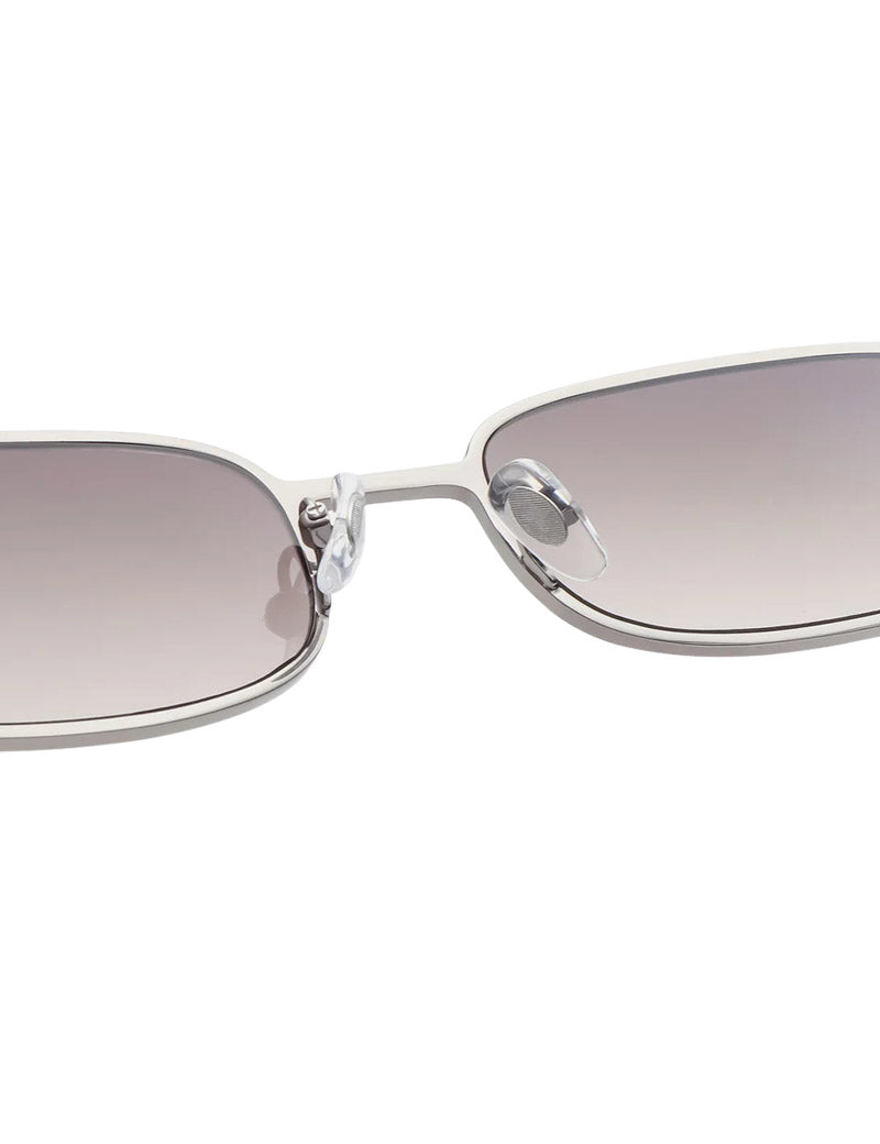 A.Kjaerbede Noah Sunglasses Silver Striped Horn Bridge