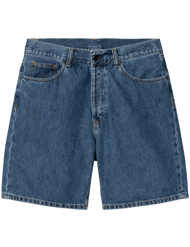 Carhartt Wip Nolan Denim Shorts Blue Heavy Stone Wash