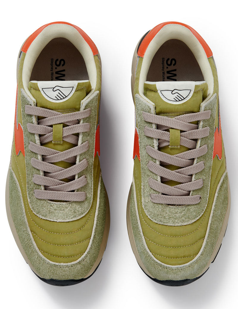 Stepney Workers Club Osier S-Strike Trainers Geo Merged Jungle Solar
