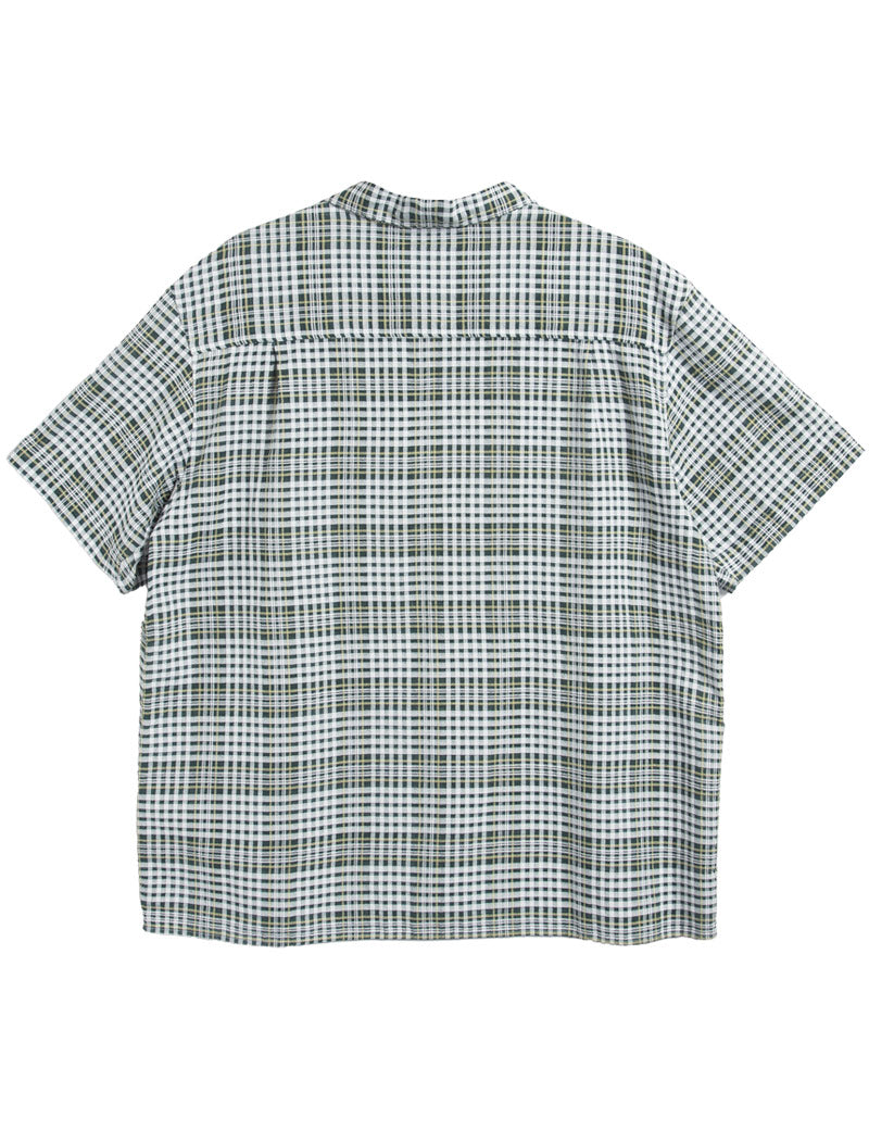 YMC Malick Shirt Check Multi Back View