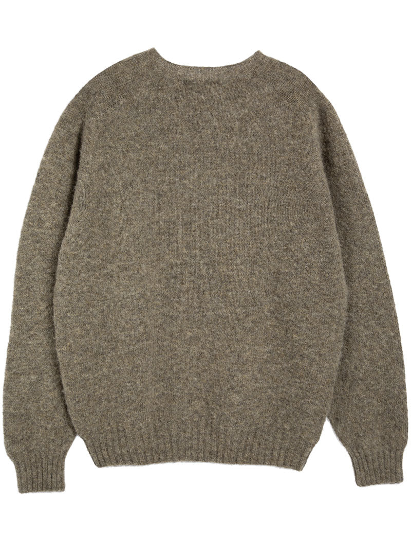 YMC Suedehead Knit Jumper Brown