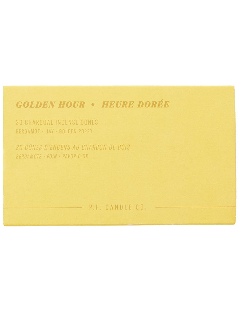 P.F. Candle Co. Incense Cones Golden Hour SLIN2