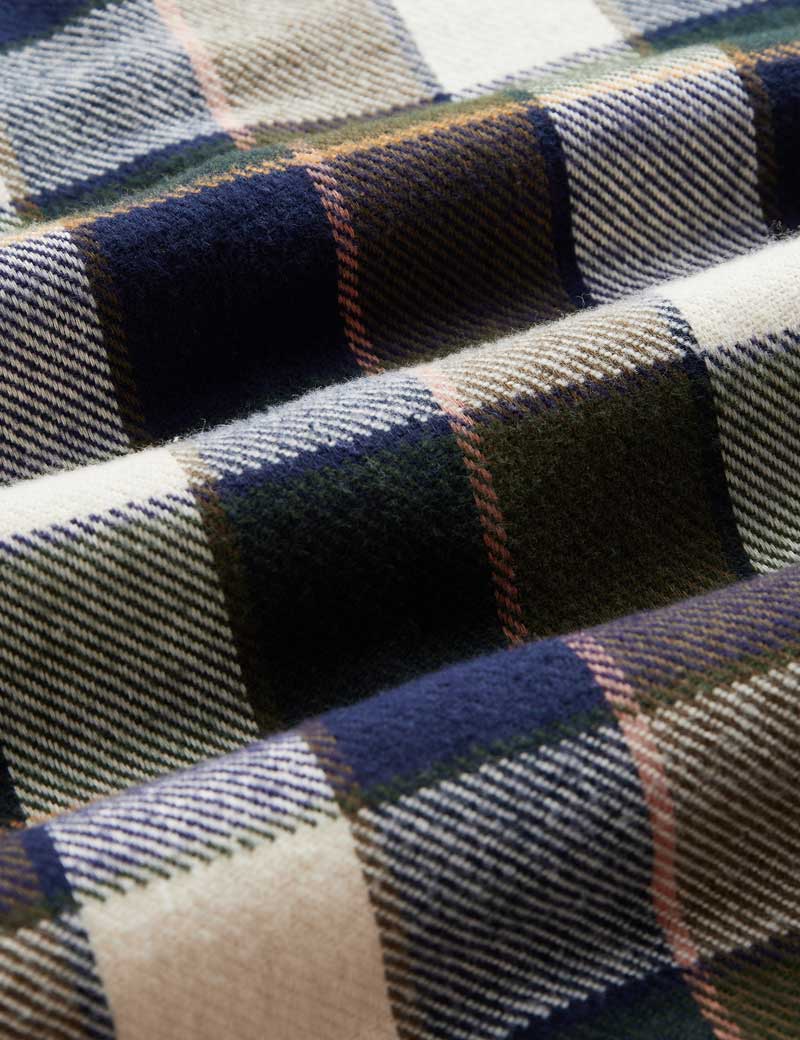 Portuguese Flannel Pine Checked Shirt
