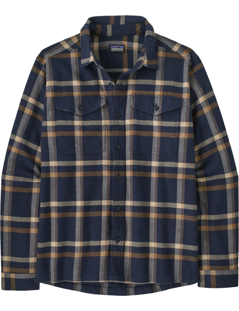 Patagonia M's Fjord Flannel Shirt Crossing & New Navy