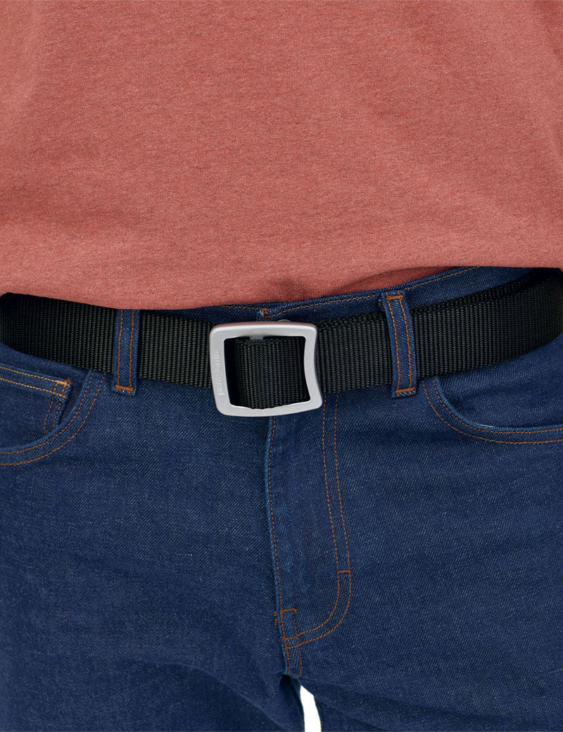 Patagonia Tech Web Belt Black On Model