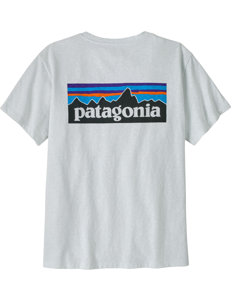 Patagonia Women's P-6 Logo Responsibili-Tee T-Shirt Fiber White Back