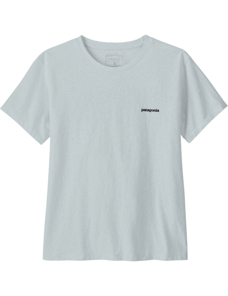 Patagonia Women's P-6 Logo Responsibili-Tee T-Shirt Fiber White Front