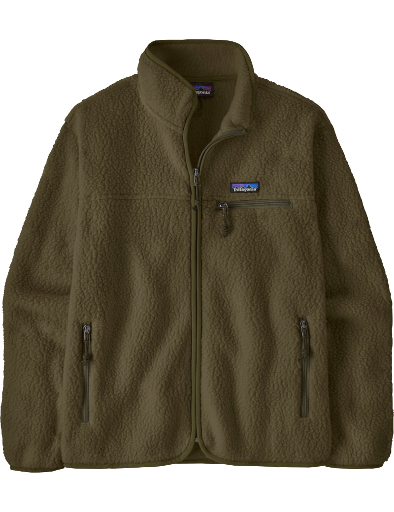 Patagonia Women's Retro Pile Jacket Basin Green Front