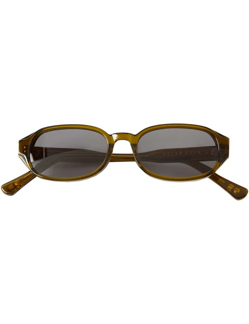 Oscar Deen Panda Sunglasses Umber Moss