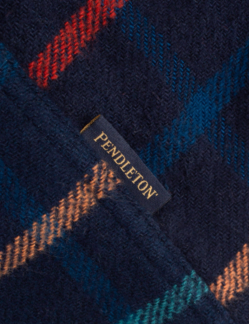 Pendleton Big Pocket Shirt Dark Blue Branding