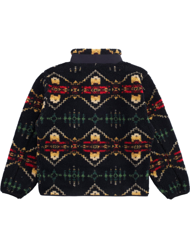 Pendleton Jacquard Sherpa Fleece Four Corners Back