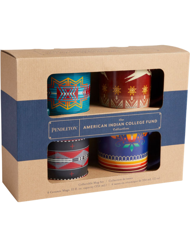 Pendleton The College Fund Mug Set of 4 #3 Boxed