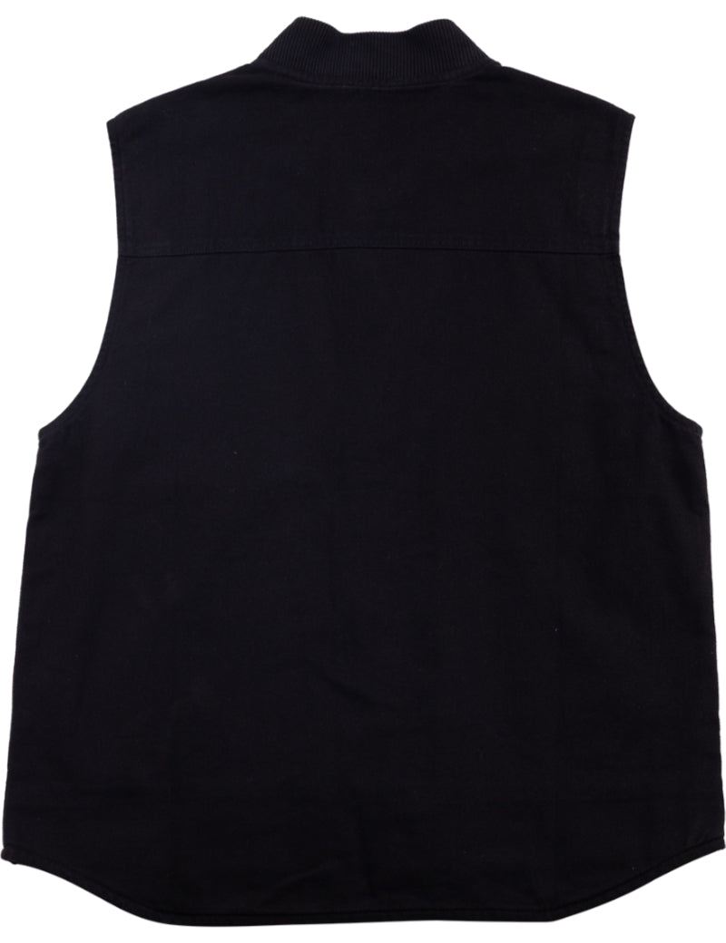 Pexwear Tradesman Gilet Black Back View