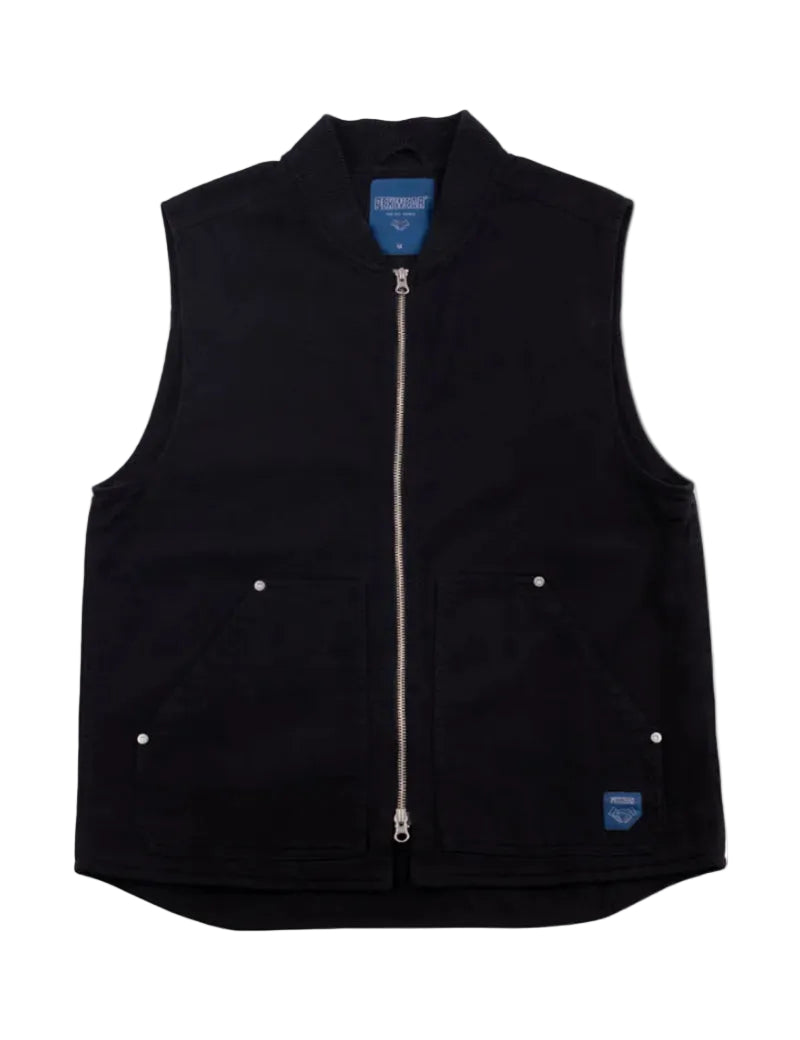 Pexwear Tradesman Gilet Black Front