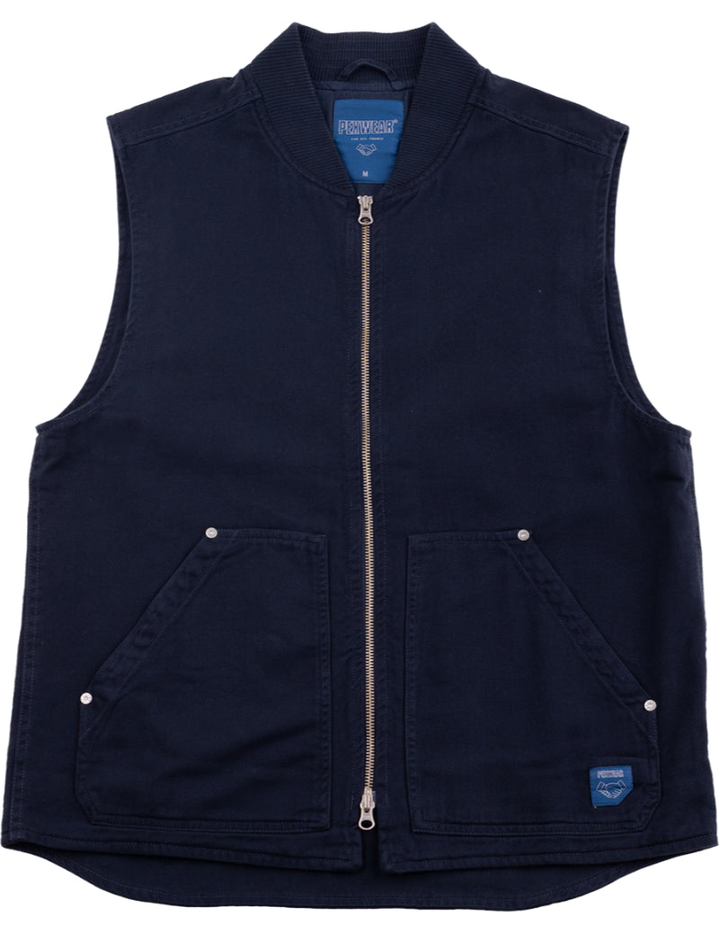Pexwear Tradesman Gilet Deep Navy Front