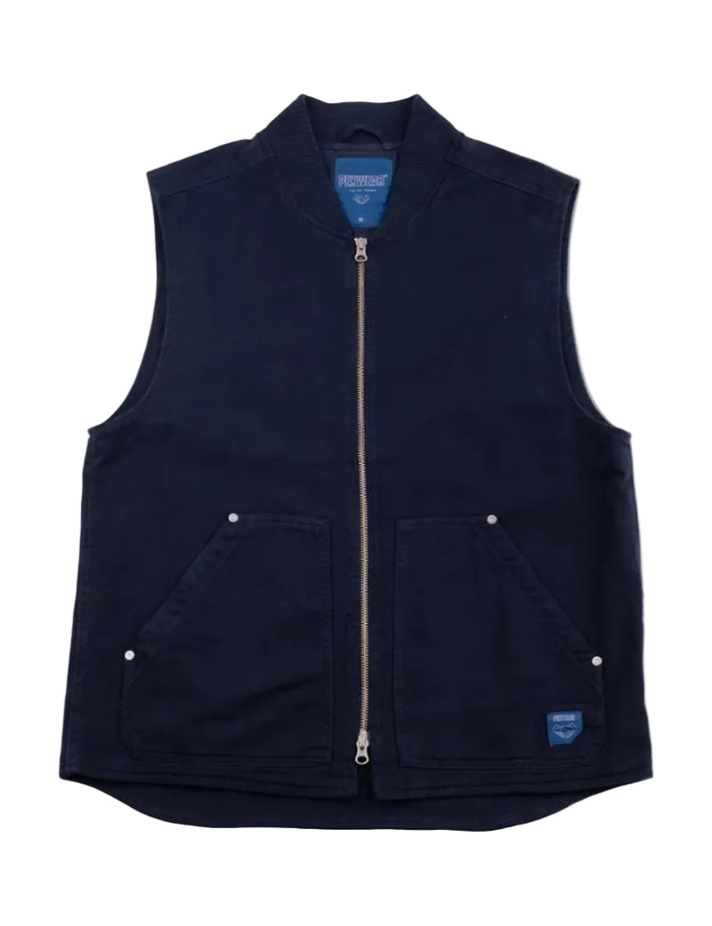Pexwear Tradesman Gilet Deep Navy Front
