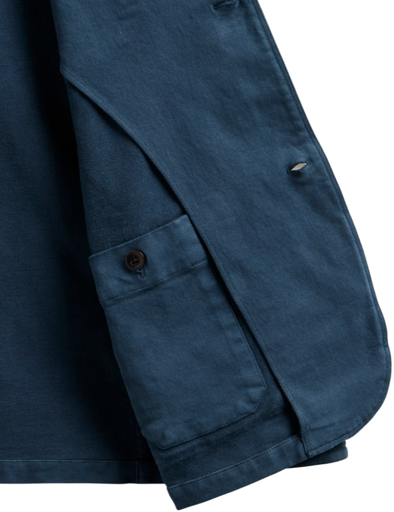 Portuguese Flannel AW Labura Jacket Navy Inside Pocket