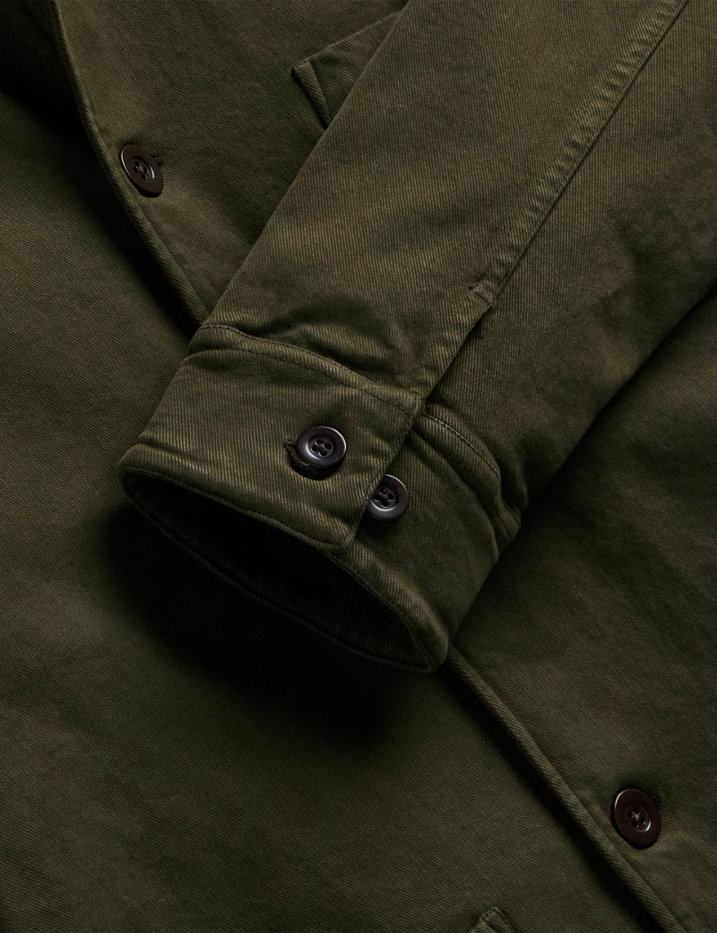 Portuguese Flannel AW Labura Jacket Olive Cuff