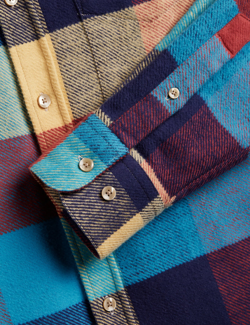 Portuguese Flannel Ophelia Shirt Cuff & Chest Pocket