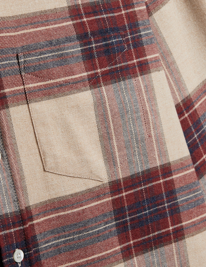Portuguese Flannel Sabela Shirt Blue Chest Pocket