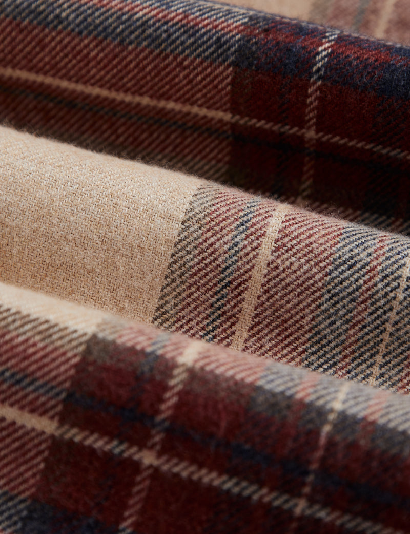 Portuguese Flannel Sabela Shirt Blue Fabric