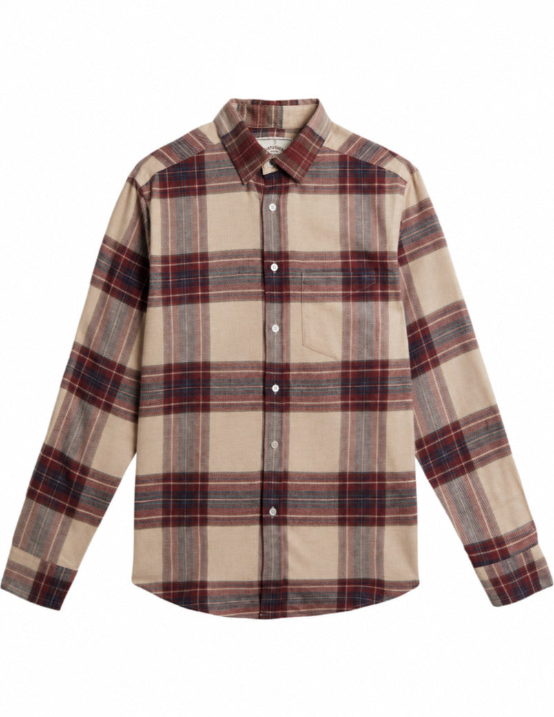 Portuguese Flannel Sabela Shirt Blue Front