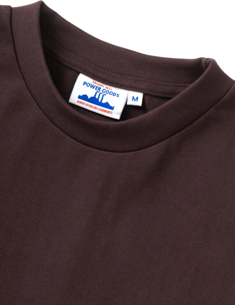 Power Goods Super Weight T-Shirt Coffee Collar