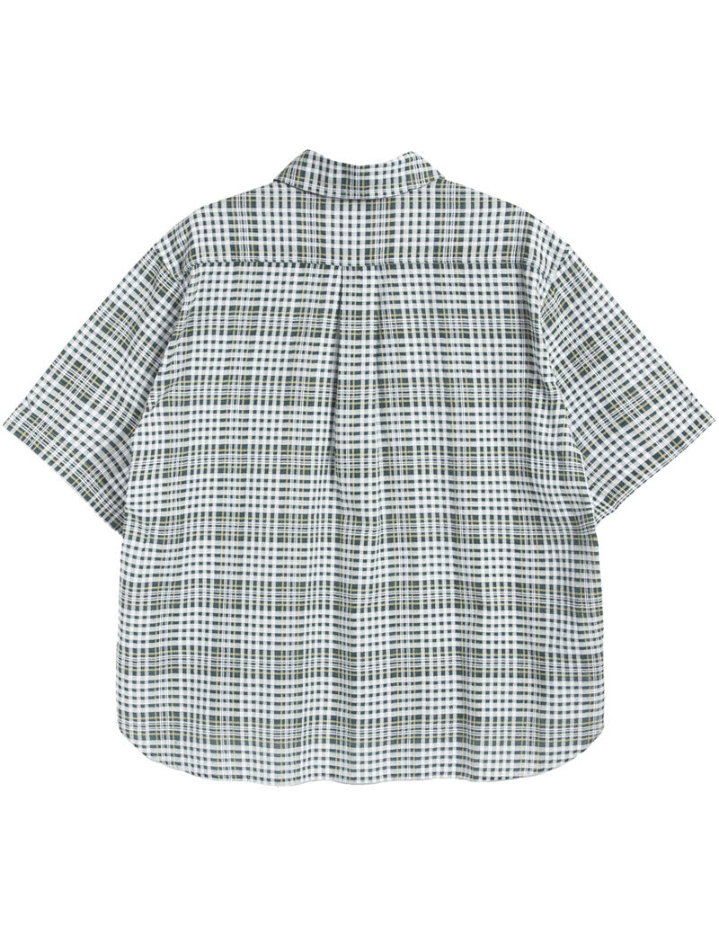 YMC Eva Shirt Check Multi Back View