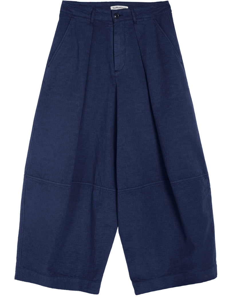 YMC Deadbeat Trouser Jacquard Blue