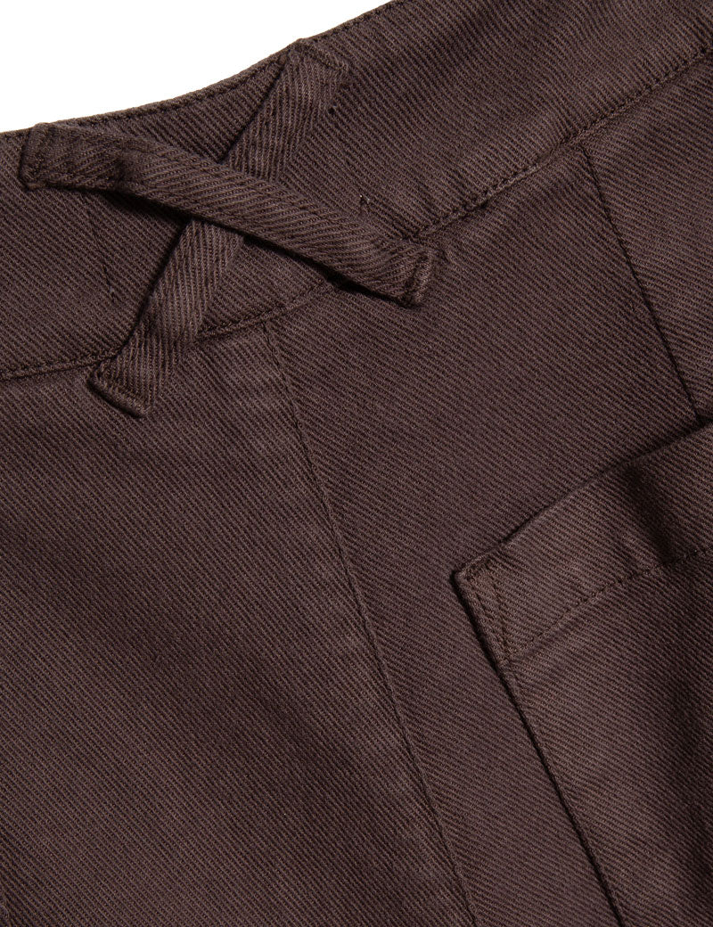 YMC Earth Deadbeat Trousers Brown
