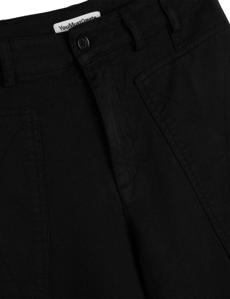 YMC Earth Peggy Trousers Black