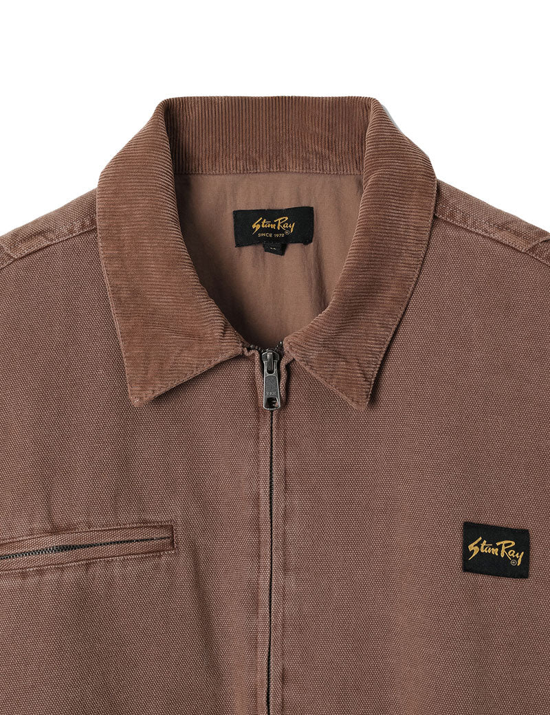 Stan Ray Roughneck Collared Bomber Jacket Washed Acorn
