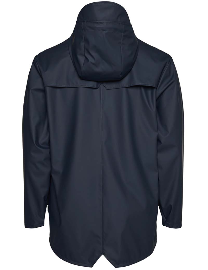Rains Waterproof Jacket Navy 12010 Back
