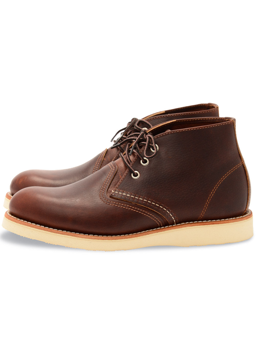 Red Wing 3141 Work Chukka Boots Brown Side View