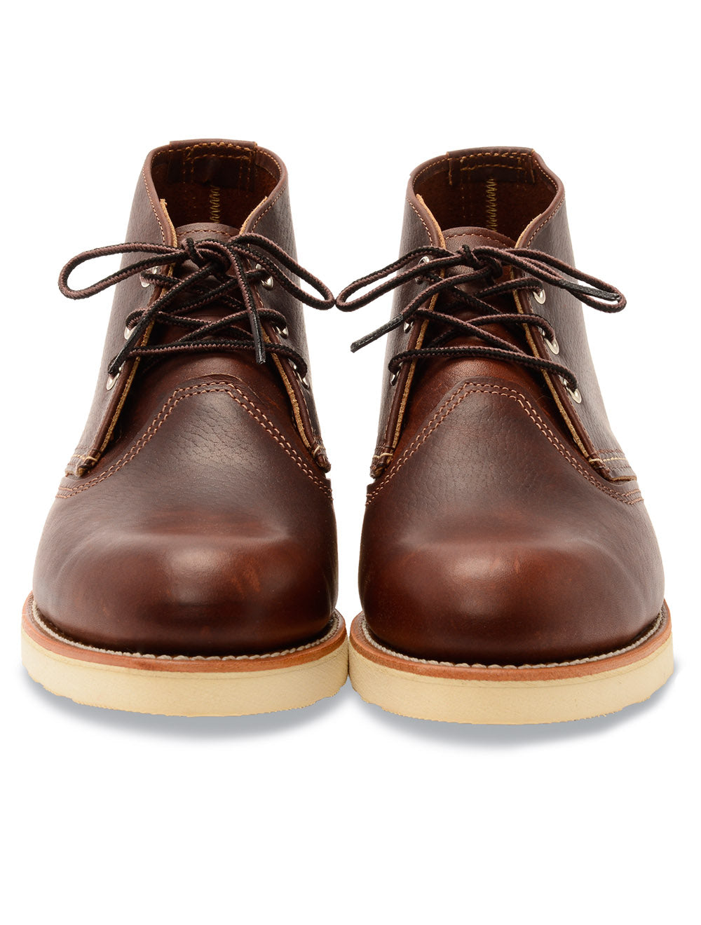 Red Wing 3141 Work Chukka Boots Brown Toe View