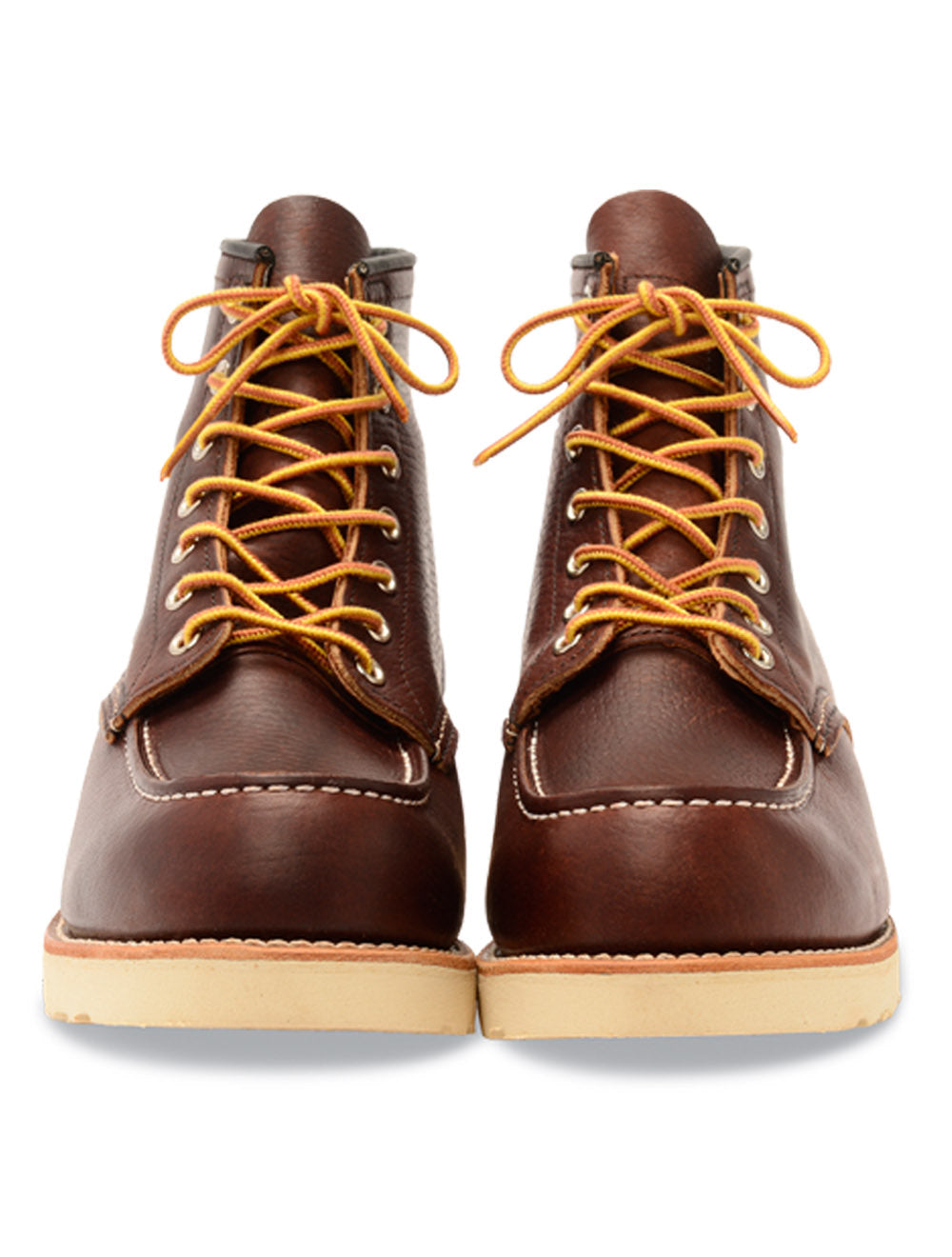 Red Wing 8138 6" Moc Toe Boots Briar Oil Slick Lace View