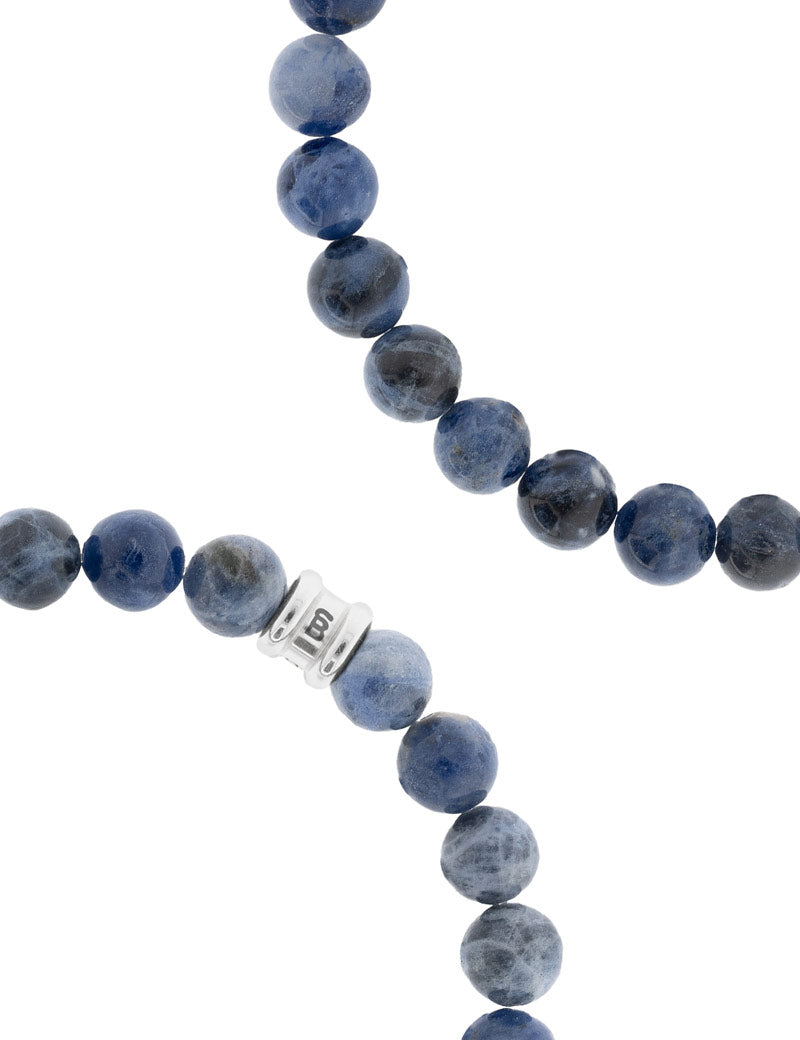 Steel & Barnett Stones Bracelet Basic Navy