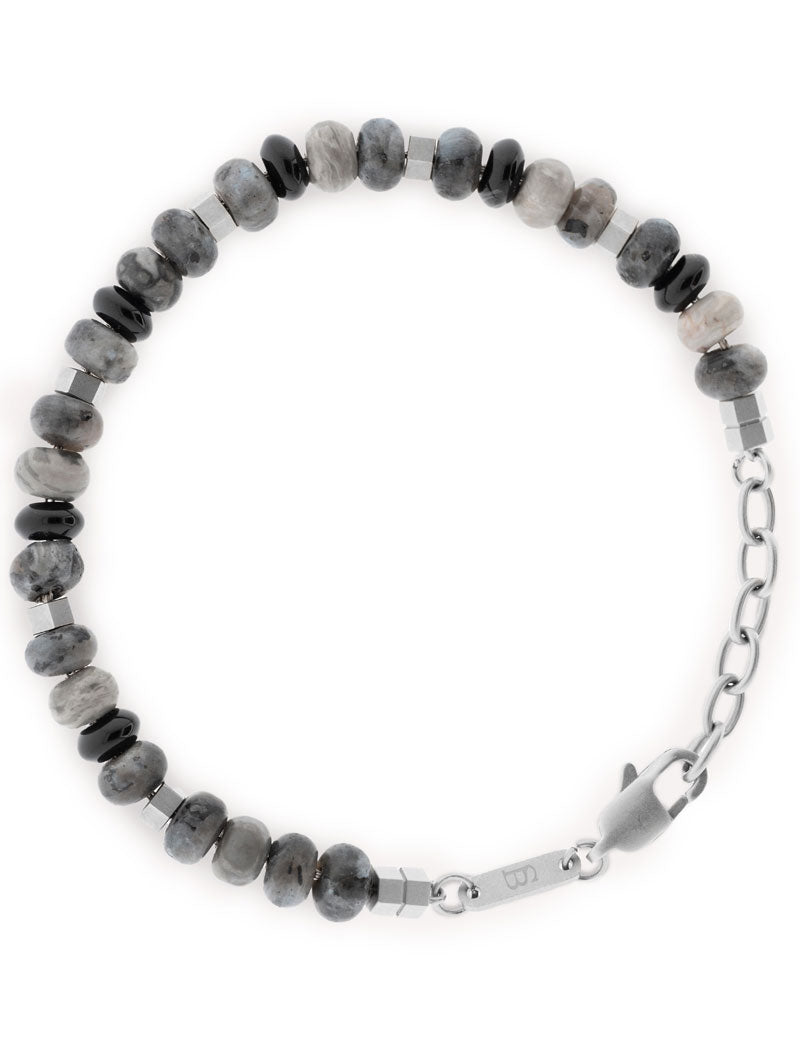 Steel & Barnett Cyrus Gemstone Bracelet Graphite