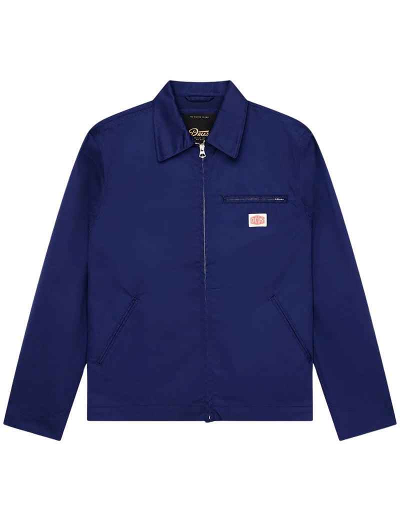 Deus Ex Machina Service Work Jacket French Blue | Uniform Research