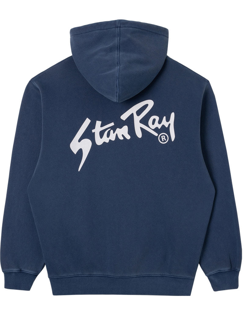 Stan Ray OG Hoodie Navy Back Print View
