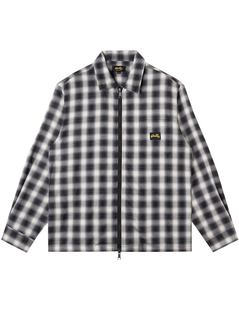 Stan Ray Zip Shirt Black Check