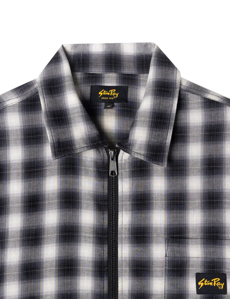 Stan Ray Zip Shirt Black Check