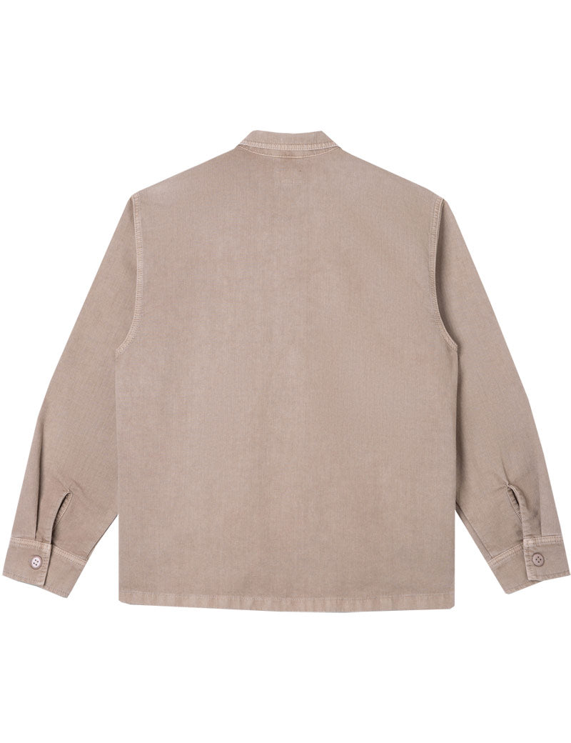 Stan Ray Zip Shirt Eucalyptus Bedford Cord Back View