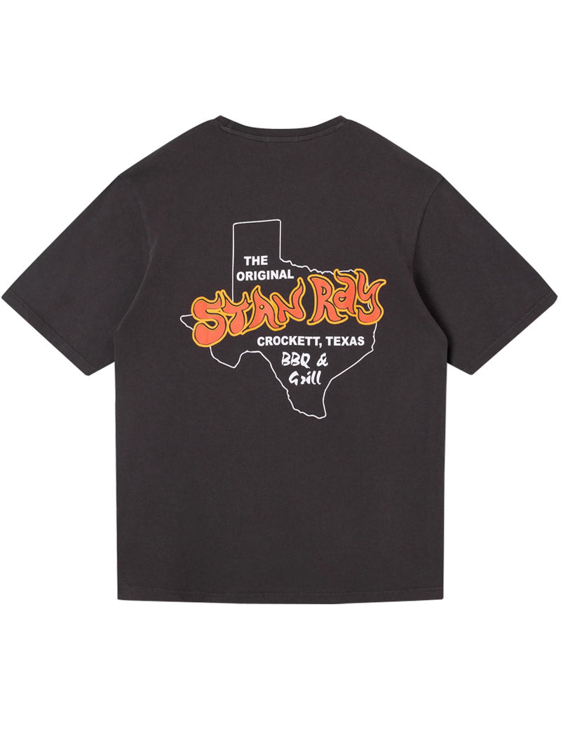 Stan Ray BBQ Tee Raven Black Back Print